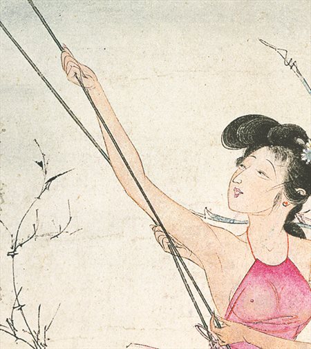 东明-胡也佛的仕女画和最知名的金瓶梅秘戏图